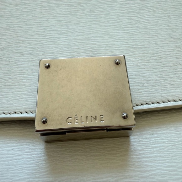 Celine Trapeze Leather Handbag Authentic Retail 1950$ - Picture 2 of 12